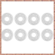 8Pcs 608 Full Ceramic Bearing ZrO2 Ball Bearing 8mmx22mmx7mm Zirconia Oxide Bearing Replacement Acce