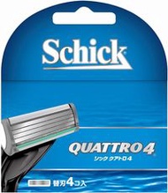 舒適 Schick Quattro4 四層刀片 替換刀片（4入）
