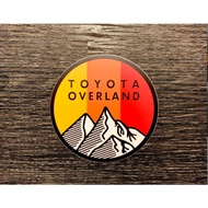 Toyota Overland Sticker Decal Tundra Tacoma SR5 4X4 4WD 4Runner FJ Cruiser Hilux