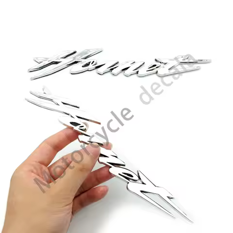 New Motor Chrome 3D Gas Fuel Tank Emblem Badge Decal Logo Symbol Mark Sticker For Honda Hornet 250 4