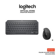 [Bundle] Logitech Lift Vertical Ergonomic Wireless Mouse Graphite + MX Keys Mini Graphite