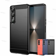 For Sony Xperia 1 VII Case Sony Xperia 1 VII Cover Shockproof Silicone Anti-Slip Brushed TPU Protect