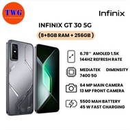 INFINIX GT 30 5G (8+8gb ram + 256GB ) 100% ORIGINAL MALAYSIA BRAND NEW, free gaming kit and phone ca