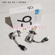 C6 H4 Car LED Lamp COB Headlight HeadLamp High Quality