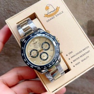 นาฬิกาแบรนด์ Grand Eagle งานแท้ กันน้ำ นาฬิกาควอทซ์ นาฬิกาข้อมมือผู้ชาย