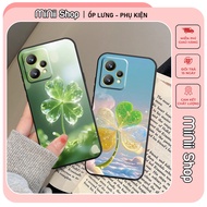Case for Realme 9 4G / 9i / 9 Pro / 9 Pro+ with lucky four-leaf clover print