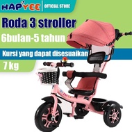 Ada HAPYEE Sepeda roda tiga anak 1 tahun sepeda roda 3 bayi tricycle