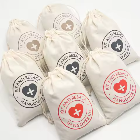 10pcs Wedding supplies Wedding Anti resaca Survival Hangover Kit Bridesmaid Gift Bags Bachelorette F