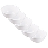Corelle Plate Set, Diameter 12.5 cm × Height 6 cm, Break-resistant, Lightweight, Winter Frost White,