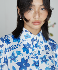 EVERYDAY APPARELS botanic shirt เสื้อเชิ้ตพิมพ์ลาย