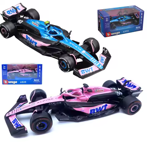 Bburago 1:43 BWT Alpine F1 Team 2024 A524 2023 A523 #10 #31 Racing Formula Car Static Simulation Die