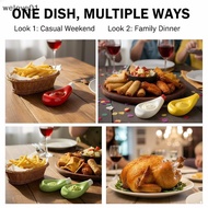 [welove01] 4 Piece Creative Dipping Bowl Set for Ketchup Mustard Mayonnaise Dijon Mustard Variety Sa