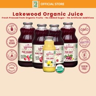 Lakewood Organic Juice (Cranberry / Lemon / Pomegranate / Tart Cherry / Beet) Fresh Pressed | No Add