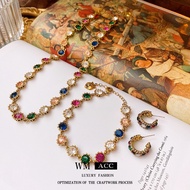 Vintage Baroque Style Personalized Creative Design Sense Collar Chain Light Luxury Necklace