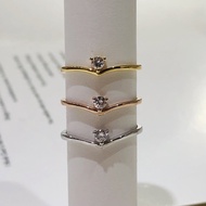 Exclusive Design Style Petty Bourgeoisie Girls' Real Gold Diamond Light Jewelry No Need To Wait 24 H