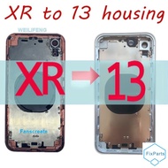DIY Back Battery Cover Housing For iPhone Xr to 13 Pro, XR to 14 Pro, DIY housing for XR Like 13 Pro