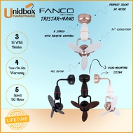 Fanco Corner Fan NANO 16 inch (Ceiling + Wall Mounting)/Fanco Tristar Nano 16" DC Corner Fan Wall Fan Dual Mount