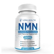 NMN MAX แคปซูลเพื่อสุขภาพและบำรุงผิว ควบคุมน้ำตาล/ไขมัน/คอเลสเตอรอล 250mg 60 แคปซูล