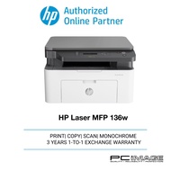 HP Laser MFP 136w Printer