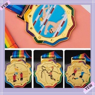 YYE Award Medals, Competitions Prizes Metal Gold Award, School Rewarding Supply Encourage Badge Game