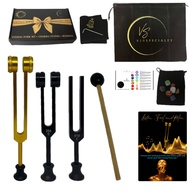 Tuning Forks for Healing Set 128/256/512Hz - Sound Healing Instruments - Sound Therapy - Tuning Fork