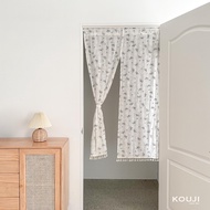 KOUJI |Floral Door Curtain Room Long Cloth One-Piece Opposite Bedroom