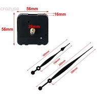 【CRAZYSPE】Quartz Clock Movement 1.5 V 1.5AA Battery 56x56x16mm Replacement With Hands