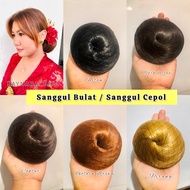 ROUND BUN HAIR BUN/ MODERN BALI HAIR BUN/ WIG HAIR BUN WIG