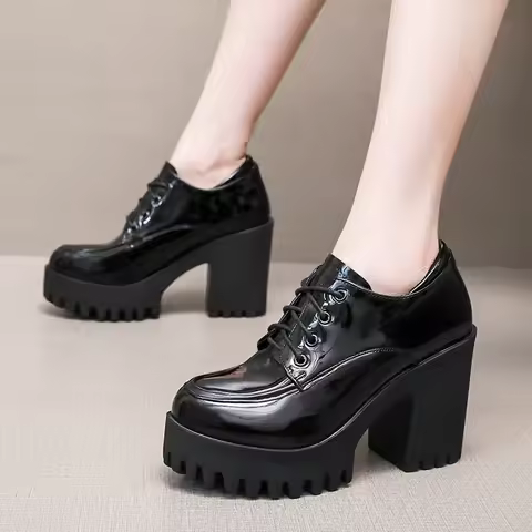 Women Heels Shoes Woman Wedding Shoes Women's Loafers Mary Jane Ladies Shoes Platform Heels Luxury P