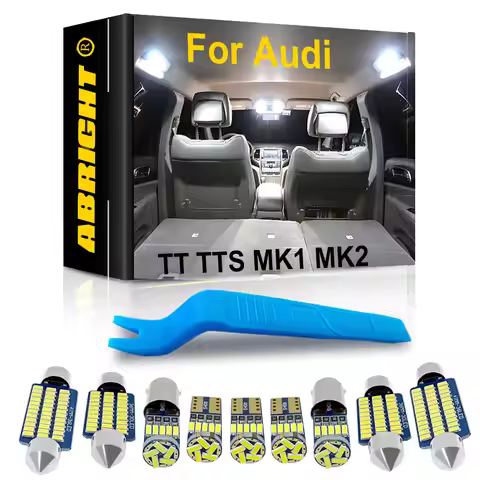 Car Interior Light LED For Audi TT 1 2 MK1 MK2 8N 8J TTS RS 1999 2000 2002 2005 2007 2008 2010 2011 