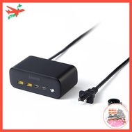 Power Strip Adapter Anker Pikachu Model with 3 AC Outlets, 2 USB-C, 2 USB-A, 67W PD Fast Charging, 1