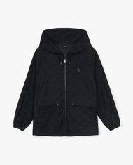 MLB - Áo khoác phối mũ nữ Classic Monogram Big Lux 3FWJM0553-50BKS