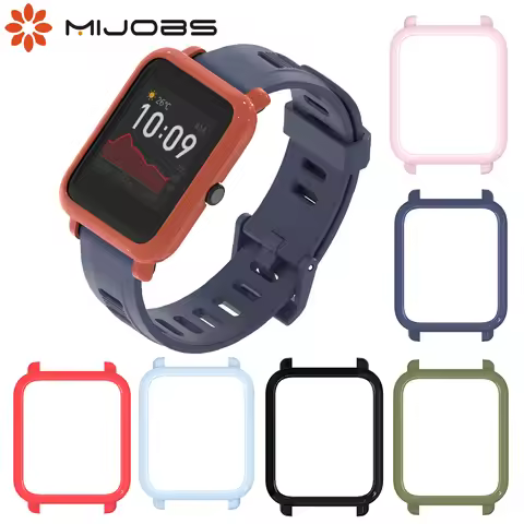 Watch Protective Case For Amazfit Bip S Wristband Plastic Protecter Case cover TPU Frame For Amazfit