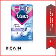 Libresse Longer & Wider Slim Panty Liner 30s