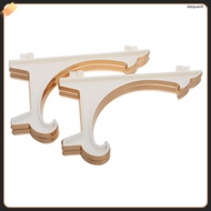 2pcs Portable Plastic Display Stand For Showcasing Picture Frame Plate Holder Plastic Easel Stands P