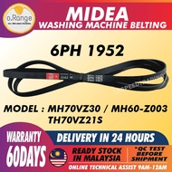 6PH1952 MH70VZ30 / MH60-Z003 / TH70VZ21S MIDEA WASHING MACHINE DRYER BELTING /  BELT