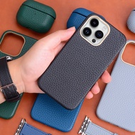 CustomizationSeries Suit Leather Accessories Customized Apple Watch Band Earphone Protective Cover Leather Phone Case