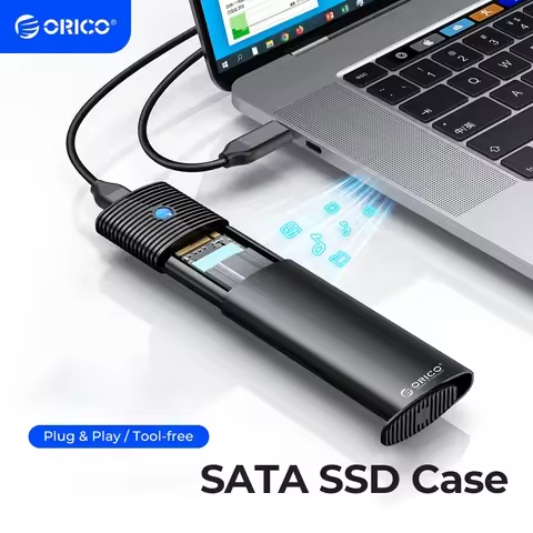 ORICO SATA SSD Enclosure B+M/B Key SSD Enclosure USB 3.1 Type C 5Gbps External Solid State Enclosure