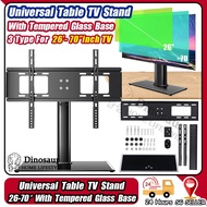 🇸🇬 ReadyStock - 34-72 Inch TV Stand With Free Tempered Glass Base Solid Floor TV Mount Support Brack