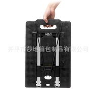 Factory Direct Sales Foldable and Portable Aluminum Alloy Trolley Luggage Trolley Shopping Trolley Small Platform Trolle