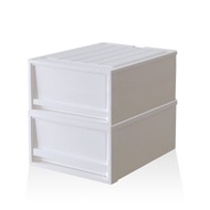 日本RISU EDEL系列堆疊式抽屜收納箱組 M