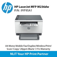 HP LaserJet MFP M236dw (9YF95A) A4 Mono Print , Scan, Copy, Mobile Fax, Duplex, Wireless, 29ppm Bl