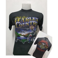 เสื้อฮาเล่ผ้าบาง Harley-Davidson ผ้ามุ้ง ใส่สบาย สไตล์วินเทจ ป้ายVintage 3D EMBLEM [ S-5XL]