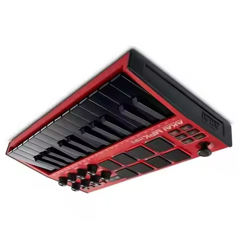 AKAI Professional MPK Mini MK3 - 25 Key USB MIDI Keyboard Controller With 8 Backlit Drum Pads, 8 Kno