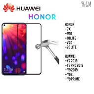 Huawei Honor Tempered Glass 9H Screen Protector (7X/V10/10 Lite/V20/20 Lite/Y7 2019/Y7 Pro 2019/ Y9 
