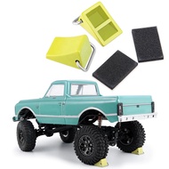 1/18 TRX4M 1/24 Axial SCX24 AX24 FMS FCX24 Upgraded Metal Wheel Chocks Blocks Non Slip Heavy Duty Wh