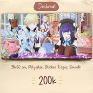 Mousepad Belobog Flower Deskmat - Honkai: Star Rail (HSR) [30x60cm]
