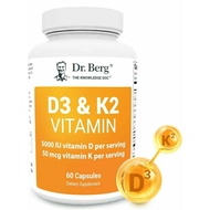 Dr. Berg's D3 & K2 Vitamin - D3K2 Supplement