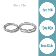 Destiny SILVER CHIC N08 SILVER couple ring 925 SILVER couple ring
