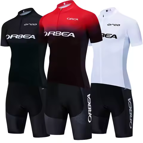 New ORBEA ORCA Cycling Jersey Bike Shorts Set Men Women Quick dry Ropa Ciclismo 4 Pockets Summer Pro